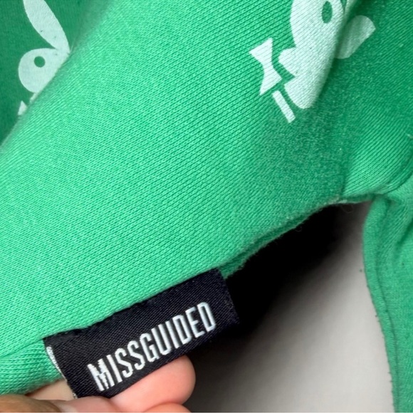 Playboy X Missguided Crop hoodie . 💚 - Picture 5 of 5